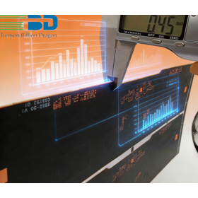 Multilayers Ultrathin PCB 4 Layer Finished Laptop TouchPad Board Note Book Trace Width/Spacing:2.34mil PCB &SMT Assembly Services