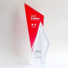 New Religious Style Wooden Awards Trophy with Black Acrylic Crystal and Glass Medals Plaques UV and Offset Printed Graphics