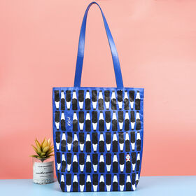 Proveedor de alta calidad bolsas de poliéster bolsa de playa patrón impreso y logotipo para la promoción