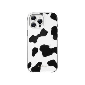 Luxueuse coque de téléphone IMD, hybride TPU et PC, pour iPhone 16 Pro Max.