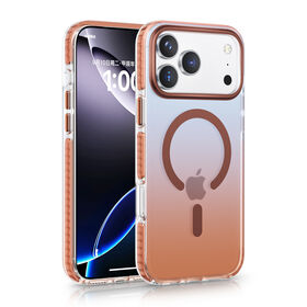 Caja del teléfono del gradiente de TPE respetuoso del medio ambiente teléfono móvil de protección completa con embalaje personalizado precio al por mayor para el iPhone 17 Pro Max