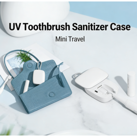Esterilizador UV Portátil para Escova de Dentes | Antibacteriano e de Bolso