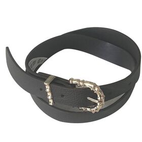 OEM ODM Kundenspezifischer Bester Preis Neuankömmling Aktionspreis Lieferant Damen 100% PU Gürtel, Goldschnalle