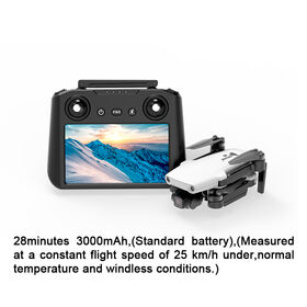 طائرات بدون طيار سهلة الاستخدام طائرة درون احترافية بكاميرا HUBSAN MINI 7 WiFi مع شاشة ووحدة تحكم ذكية وطائرة درون قابلة للطي
