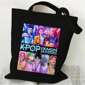 Manufacturer Custom Movie Merchandise Printed for Girls INS Style Handheld Shoulder Fashion Student Canvas Bag Anime Tote Bags