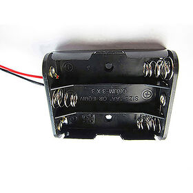 Well-made Battery Holder for 3 UM-3 or AA size batteries, produced by ISO certified factory, varieties of terminal available