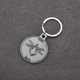 A liga do Zin do Keychain do metal do OEM/ODM cortou a lembrança do anel chave Keychain macio do esmalte
