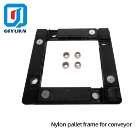 Manufacturer of plastic pallet frame for pallet conveyor equipment.multiple size & specification ,used for carrying products .