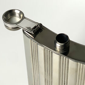 Customization Stainless steel wine pot 90Z mirror embossed,Whisky Hip flasks, portable travel Hip flasks