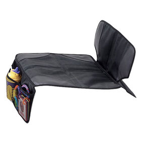 Car kick mat car seat cover, 2pcs set, size: 43 x 18.5 x 0.5 inches