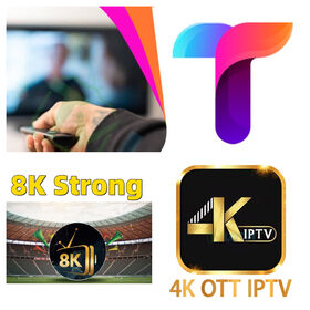 Assinatura IPTV Promax Strong Trex 4K Ott Lista M3u Painel Teste Gratuito de IPTV para Alemão Holandês Albanês Francês com VOD Canais ao Vivo