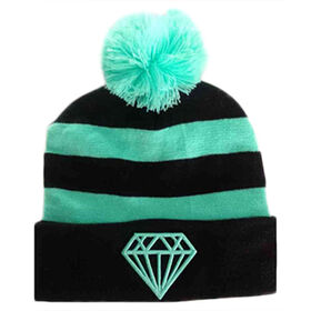 OEM ODM Personnalisé Hiver Nouveau Style De Mode Décontracté Épaissie Femmes Bonnet Tricoté Chapeau avec Pompon Chaud Bonnet Tricoté