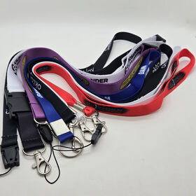 Factory Wholesale promotional events lanyard free print logo customized color