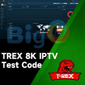 Servidor IPTV Trex M3u Suscripción IPTV Prueba Gratuita Código Xtream 4kott Ultra8kott Panel IPTV 8K Fuerte para Reino Unido, EE. UU., Canadá, Holanda, Árabe