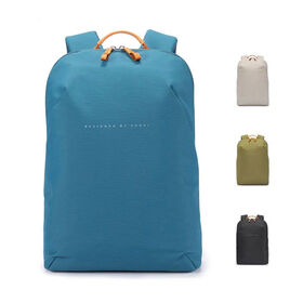 Custom Unisex Recycled Polyester Lightweight Travel Backpack for 15.6 Inch Laptop Waterproof Casual Sports Bag