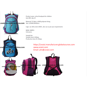 Katalog für Kinder-Umhängetaschen Schulrucksäcke