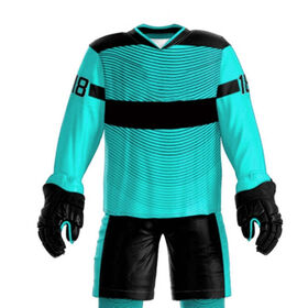 Conjuntos de Camisas e Calções de Hóquei em Campo Respiráveis de Poliéster 100% para Equipas, Uniformes de Hóquei no Gelo Personalizados com o Melhor Design
