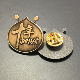 2026yearMetal Retro Badge pin