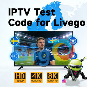 Langganan IPTV Livego Skandinavia M3U untuk Eropa Utara Swedia Ex Yu Saluran Olahraga Norwegia Denmark Islandia Jerman