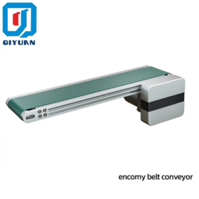 Manufacturer of head-driven flat belt conveyor with double-slot profiles design.High accuracy & easy operation