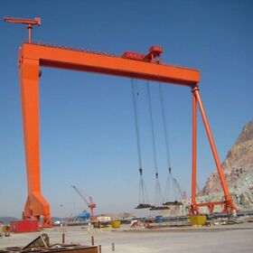 Fornecimento Grande Tonelagem Shipbuilding Gantry Crane Garantia Qualidade da Construção Naval Gantry Crane
