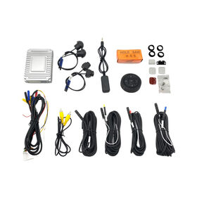 360 degree panoramic car camera system 2D/3D view mode switch 4 ways real-time driving video recording