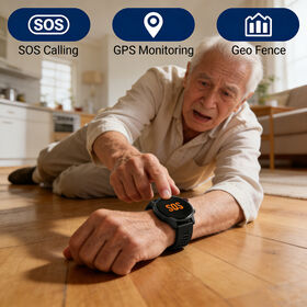 4G SOS Uhr Notruf Geo-Zaun Locator L23 Innovative Unterstützung Gesundheitsdaten Transport, Server/APP Integration Band