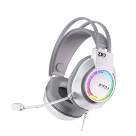 Wired gaming headset with RGB LED 7.1USB with unqine design OEM factory very good sound quality