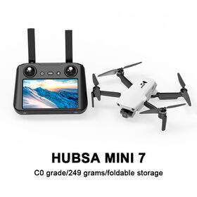 طائرات درون احترافية سهلة التحكم مع كاميرا - HUBSAN MINI 7 WiFi، طائرة بشاشة ووحدة تحكم ذكية، درون قابلة للطي