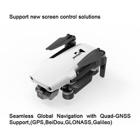 طائرات درون صغيرة الحجم احترافية مع كاميرا - HUBSAN MINI 7 WiFi، طائرة مع شاشة ووحدة تحكم ذكية، درون قابل للطي
