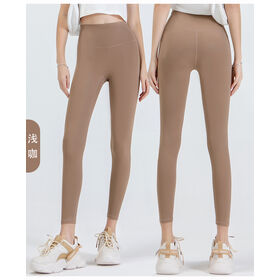 Customized high-waist sports pants for women to slim the waist and lift the buttocks; wearable yoga pants for fitness