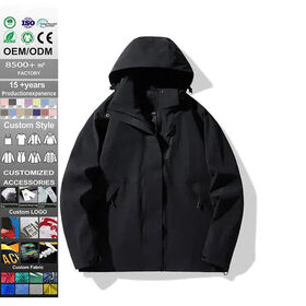 Veste Universitaire Imperméable à Capuche pour Couple, Manteau de Sport pour Randonnée, Escalade, Pêche, Style Urbain, Coupe-Vent pour Homme