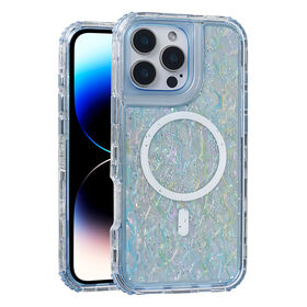 Para el iPhone 17 Pro max juego urbano colorido gel magnético teléfono celular caso TPU y PC 3-en-1 híbrido teléfono móvil caso.