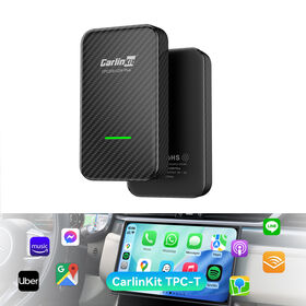 Carlinkit Tpc Ai Box Kabelloses CarPlay Android Auto Smart Box Dongle Tragbarer 2-in-1-Adapter Eingebautes WLAN 1 Jahr für Apple