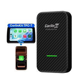 Carlink Kit Tpct Usb Carplay Ota Update Mehr Apps Kabelgebundenes Car Play zu Drahtlos 2 In 1 Usbc Wifi6 Smart Ai Box Adapter für Waze