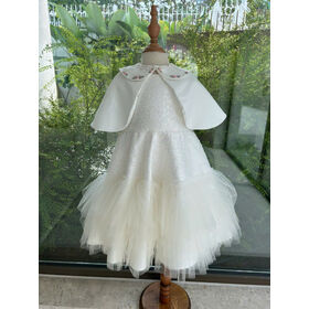 Vestidos de Menina Florista/Vestidos de Festa de Princesa Leves com Bordados à Mão Fabricados no Vietname - Vestido Rosemary