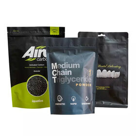 Wholesale Custom zipper pouch Food Candy Snack Nuts Coffee Packaging Stand up Pouch with zipper