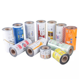 Materiales laminados Rollo de película plástica para embalaje flexible Para rollos de película plástica para envasado de alimentos