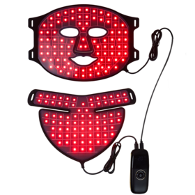 Masque de luminothérapie LED Biomol - Blanchiment de la peau par la lumière rouge et proche infrarouge