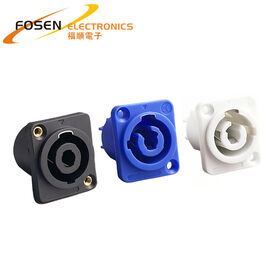 Alimentation électrique professionnelle pour éclairage de scène audio à prise, entrée d'alimentation pour grand écran LED, prise bleu/blanc, prise audio HP 3/4 broches