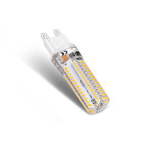 Ampoule LED G9 3.4W AC110V/220V 2700K-6500K Dimmable Remplacement Halogène en Silicone pour Éclairage Paysager Certifié CE
