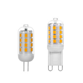 Lâmpada LED Bi-Pino G4 2.5W AC230V, 2700K Branco Suave, 10000H de vida útil, Substituição de Halogéneo para Iluminação Paisagística, Residencial e de Escritório
