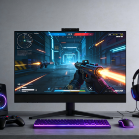 OEM AMD Ryzen AI Ordenadores Gaming PC Completo AIO Completo Setup Completo Placa Base AM4 Ordenador Gamers Gaming Todo en Uno AI PCs