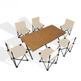 Hot Sale Unique Design Portable Folding Table and Chair Set Durable Sketch Outdoor for Picnic Camping