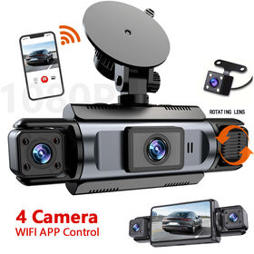 OEM/ODM High Quality Dashcam Manufacturer for cars, 4 Channels Recording, WIFI Supported, with G-sensor & Seamless Loop Recording