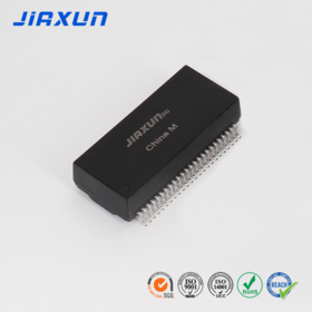 TG111-HPE3NV6LF Compatível JC6080 Transformador de Pulso de Rede Gigabit POE de Montagem SMT de 48 Pinos, Magnéticos de Rede de Porta Dupla de Temperatura Ampla
