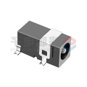 منفذ المصنع 1.65 SMD موصل طاقة بزاوية قائمة مقبس طاقة تيار مستمر مع مادة تلامس نحاسية للاتصالات السلكية