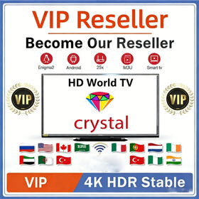 Meilleur abonnement IPTV Crystal Test gratuit Serveur IPTV Canaux IPTV sportifs 4K 8K HD Panneau de revendeur IPTV Trex 4K Ott