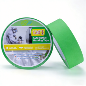 High Temperature Resistant Green Crepe Paper Automotive Masking Tape for Car Painting