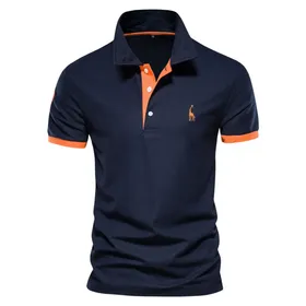 Großhandel Herren Kurzarm Piqué Baumwoll Poloshirt im klassischen Schnitt Freizeit Polos
